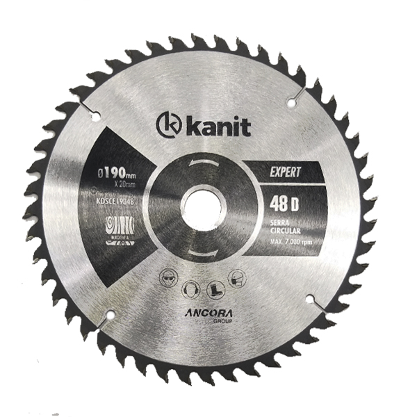 Disco de corte serra circular p/ madeira expert 190mm (KDSCE19048) Kanit