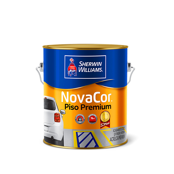 Tinta Novacor piso premium 1/4 marrom Sherwin Williams