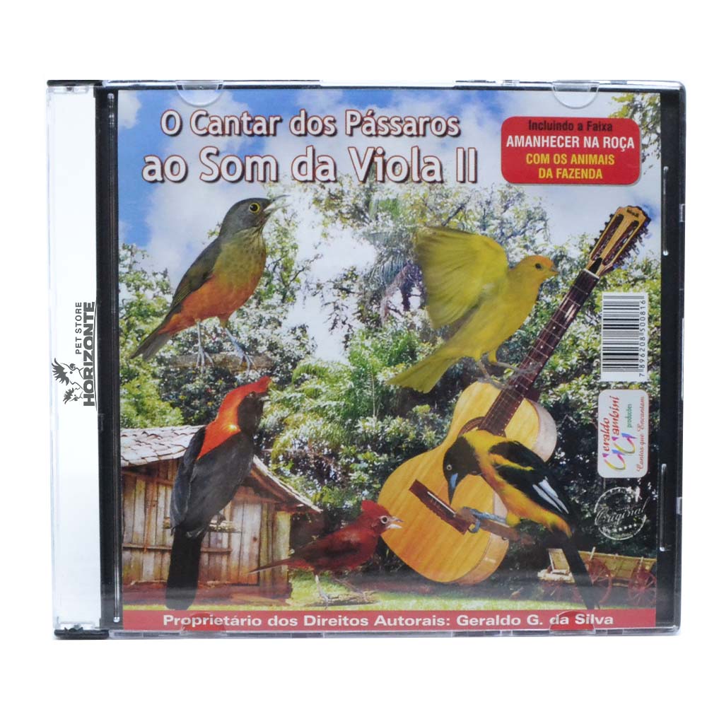 CD - O Cantar dos Pássaros ao Som da Viola - Volume 2