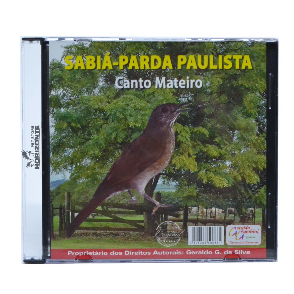 CD - Sabiá Parda Paulista