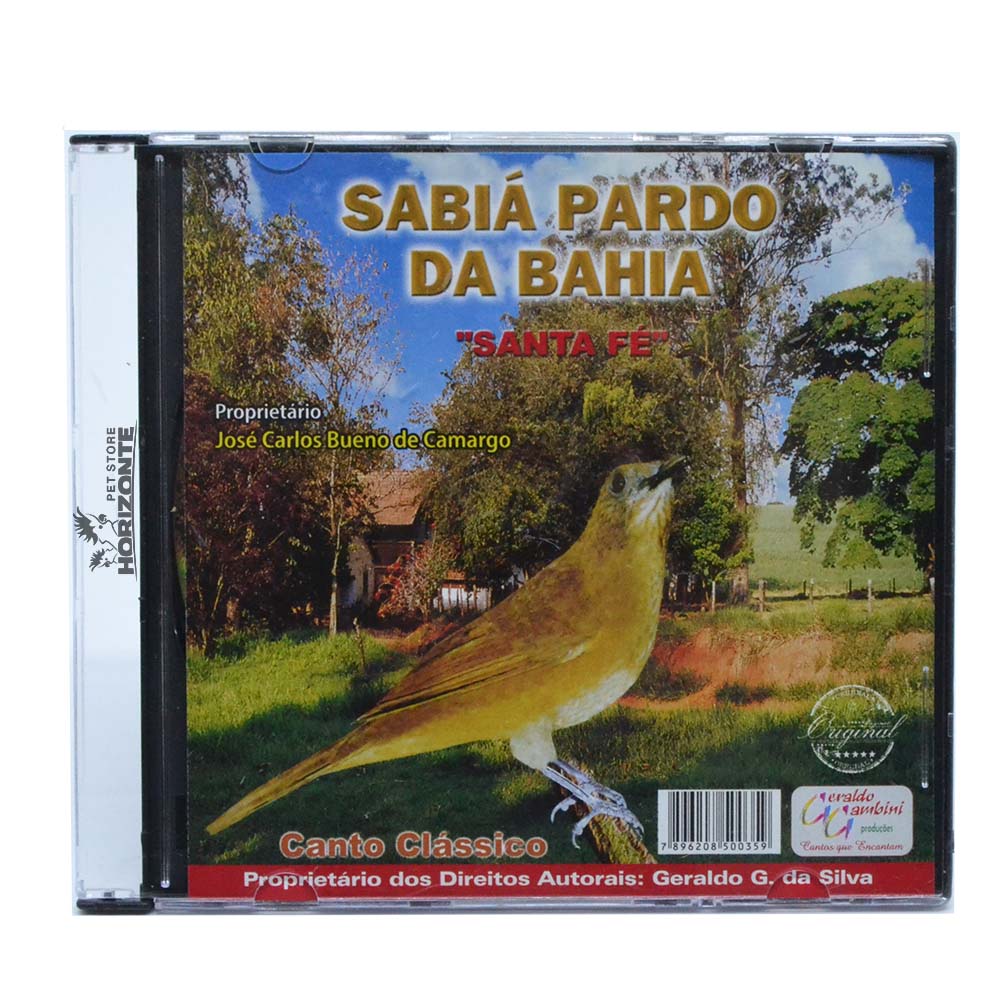 CD - Sabiá Pardo da Bahia - Santa Fé