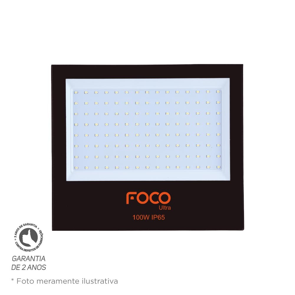 Refletor LED Ultra 100W 6500K Foco