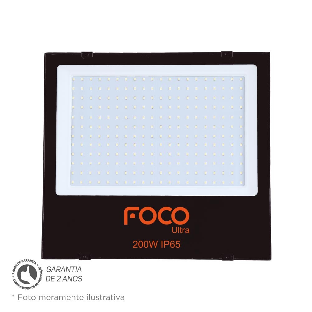 Refletor LED Foco Ultra 200W 6500K