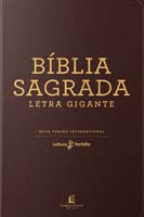 BÍBLIA NVI, COURO SOFT, MARROM, LETRA GIGANTE, LEITURA PERFEITA