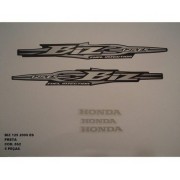 Faixa Biz 125 Es 09 - Moto Cor Preto (862 - Kit Adesivos)