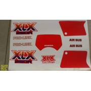 Faixa Xlx 250 89 - Moto Cor Vermelha (90 - Kit Adesivos)