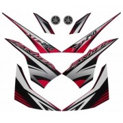 Faixa Xtz 250 11 - Moto Cor Vermelha 10360 - Kit