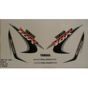 Faixa Ybr 125 01 - Moto Cor Prata - Kit 475