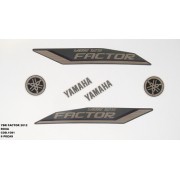 Faixa Ybr 125 Factor 12 - Moto Cor Roxa - Kit 1081