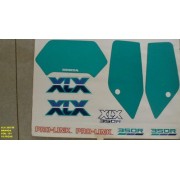 Faixas Xlx 350 90 - Moto Cor Branca (121 - Kit Adesivos)