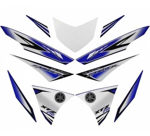 Faixa Xtz 250 11 - Moto Cor Azul (10362 - Kit Adesivos)
