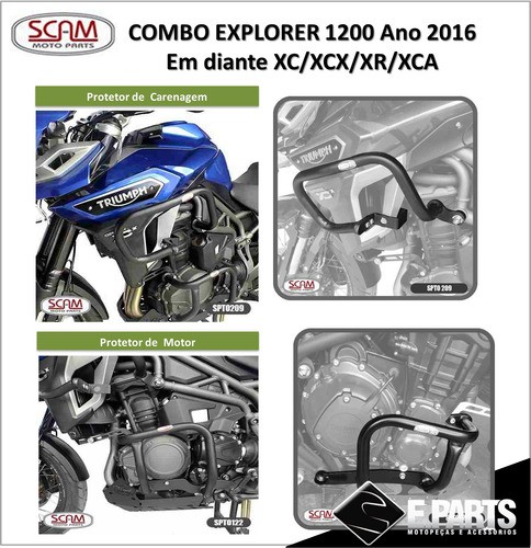 Protetor De Carenagem E Motor Explorer 1200/ 1200xc 2016