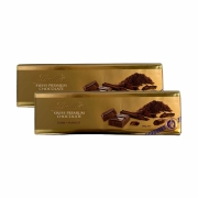 Kit 2x Chocolate Lindt Gold Bar Dark (Meio Amargo) 300g