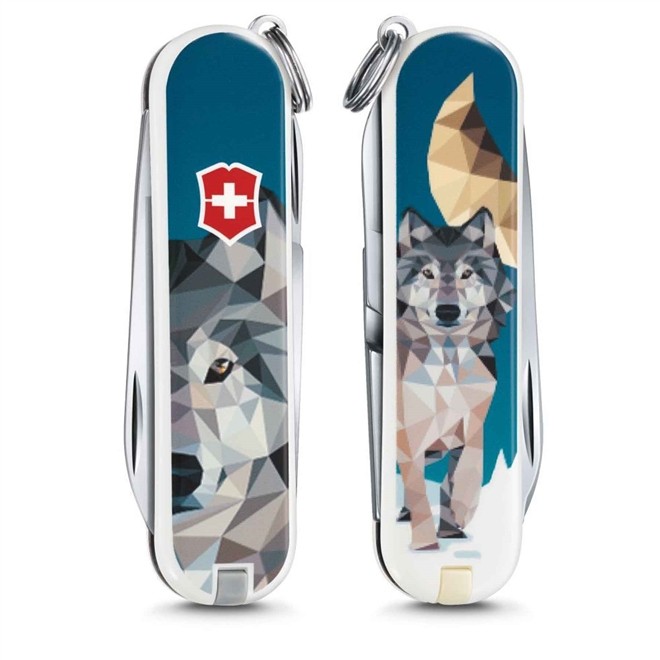 Canivete Suiço Victorinox Classic Wolf Coming Home 58 mm 0.6223.L1704