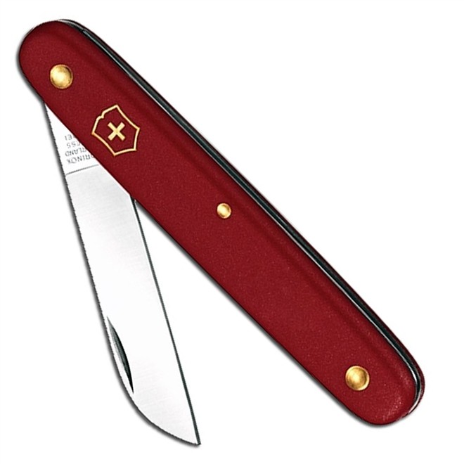 Canivete Victorinox para Enxerto e Poda Floral Knife Vermelho 3.9050.B1