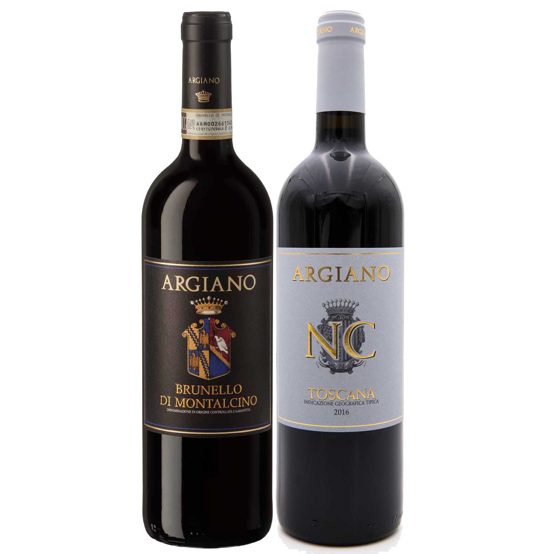 Kit Toscana 2 Vinhos: Chianti Ricasoli e Brunello Argiano