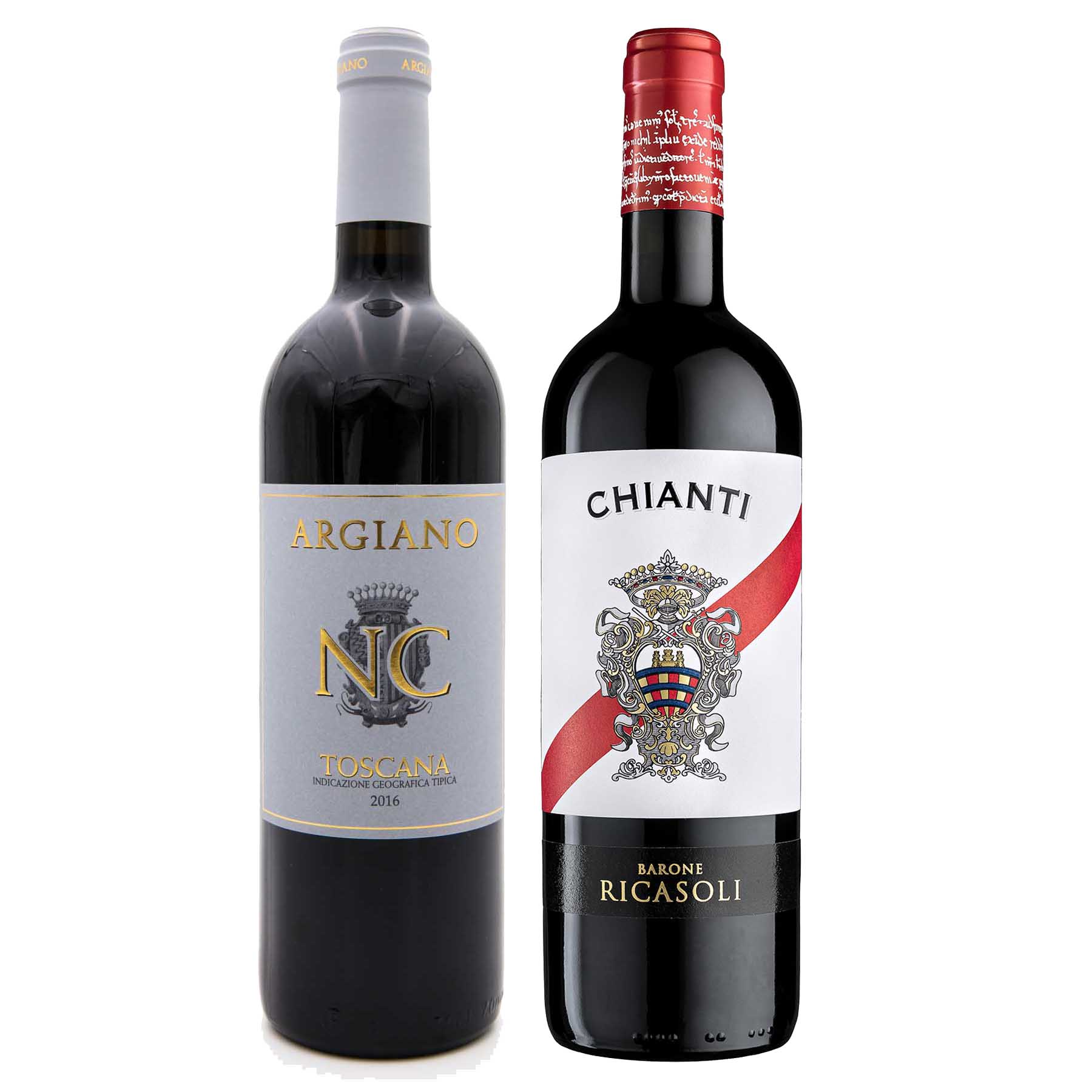 Kit Toscana 2 Vinhos: Chianti Ricasoli e NC Toscana IGT