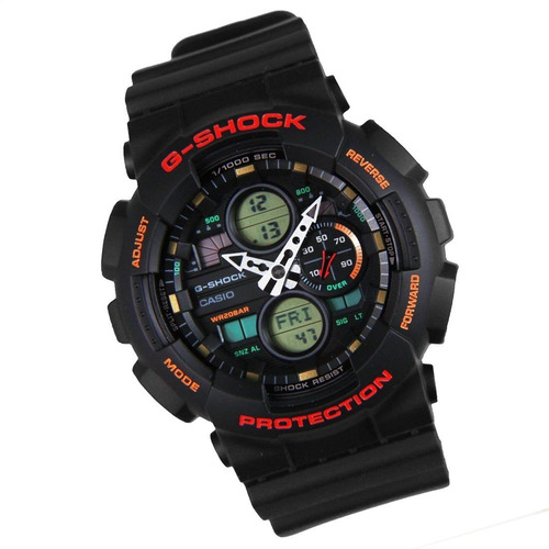 Relógio Casio G-Shock Anadigi Masculino GA-140-1A4DR