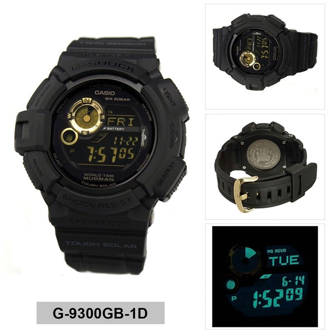 Relógio Casio G-shock Digital Mudman Masculino G-9300GB-1DR
