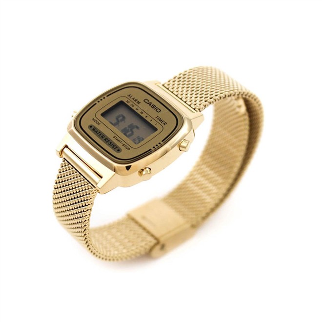 Relógio Casio Vintage Digital La670Wemy-9Df Dourado