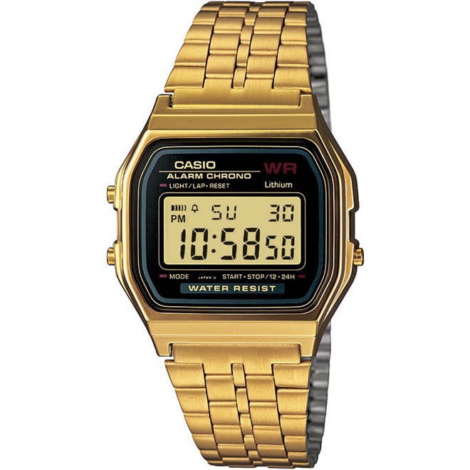 Relógio Casio Vintage Unissex Dourado A159WGEA-1DF