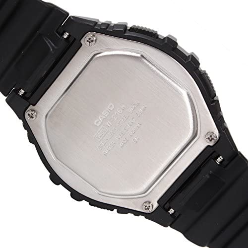 Relógio Masculino Casio Digital W-216H-1BVDF - Preto