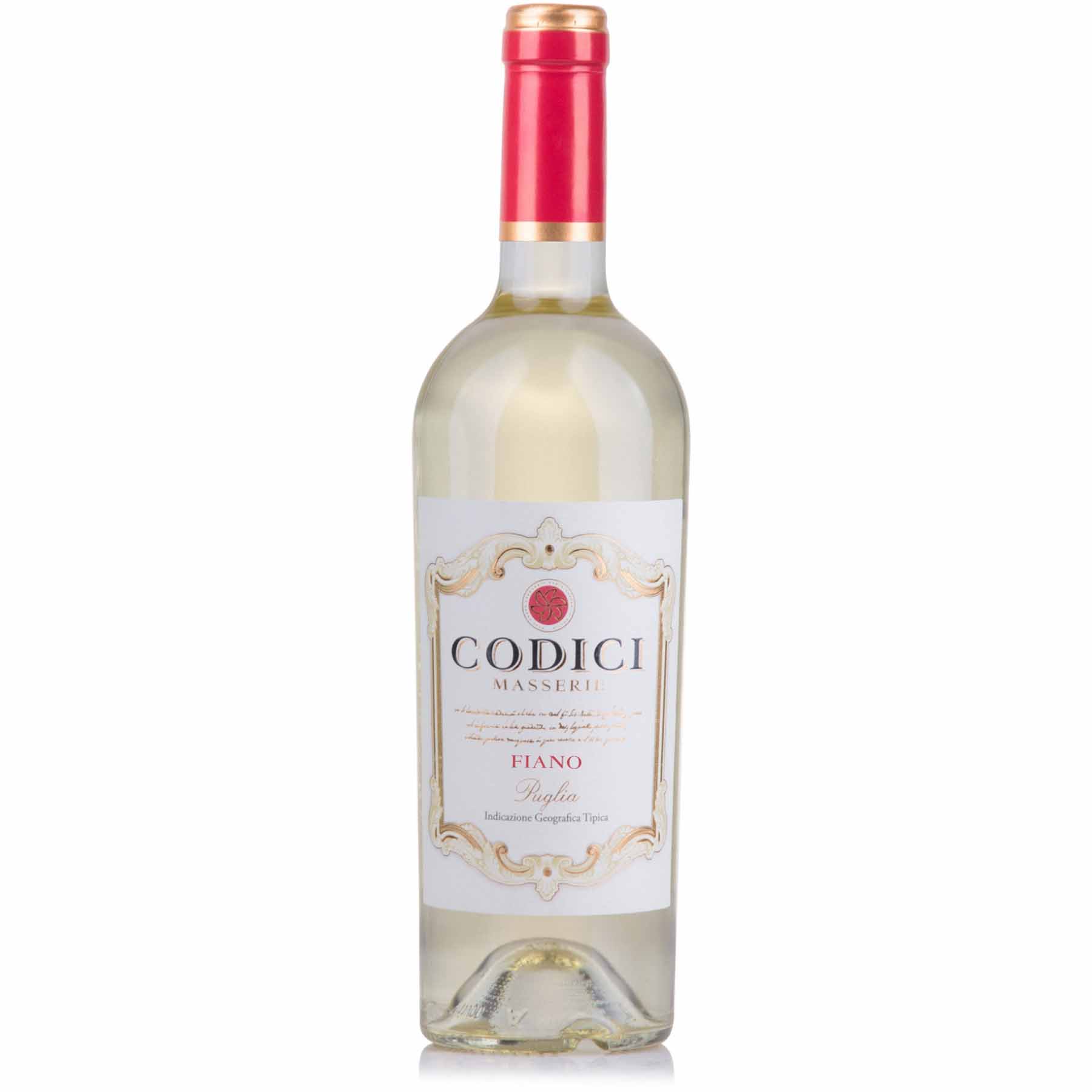 Vinho Italiano Branco Codici Fiano Puglia 2019