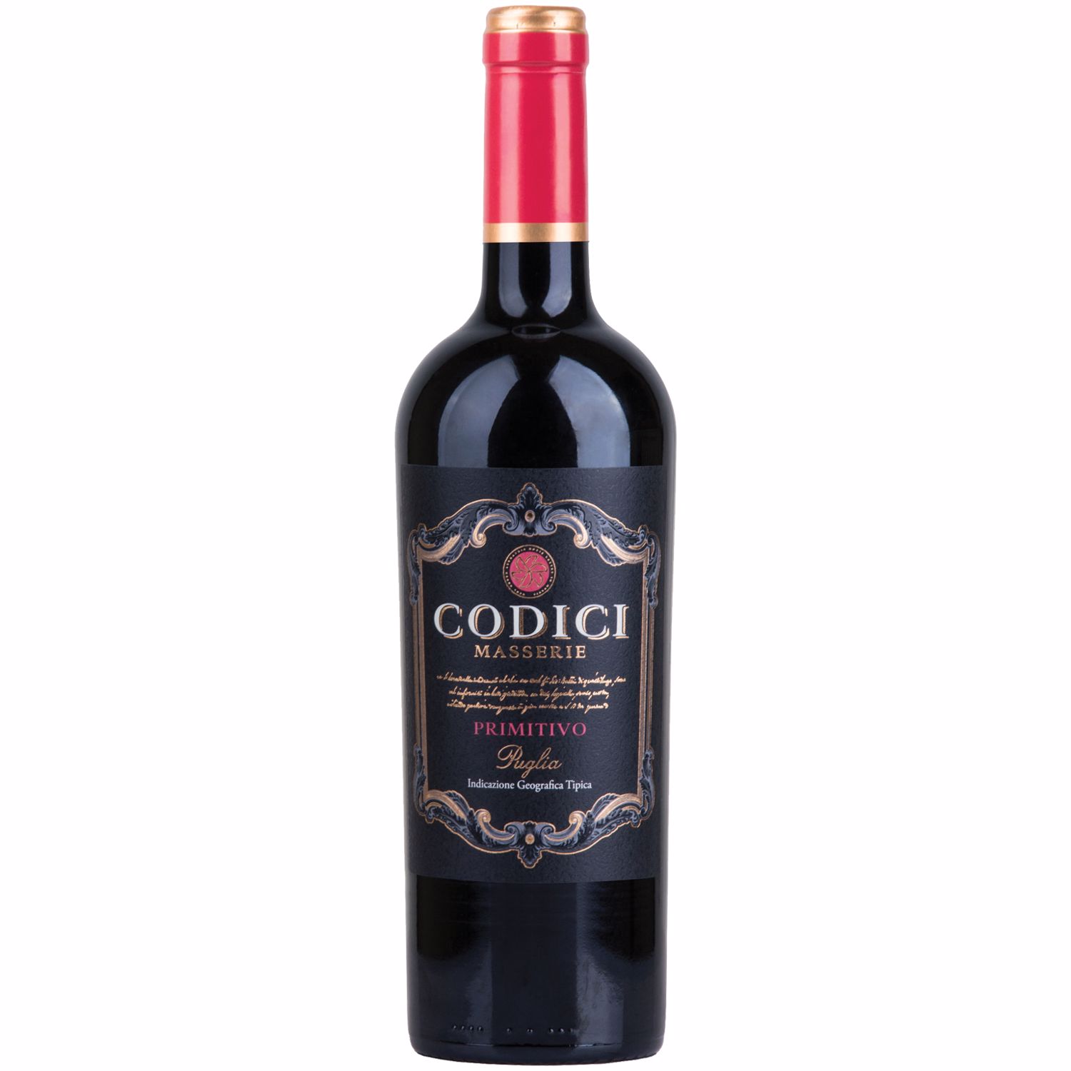 Vinho Italiano Tinto Primitivo Puglia Codici IGT 2019