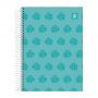 Caderno espiral universitário capa dura 01 matéria 80 folhas summer collection - 53519