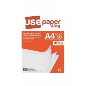 Papel Sulfite Use Paper 40kg 120g A4 Com 50 Folhas Branco - 55739