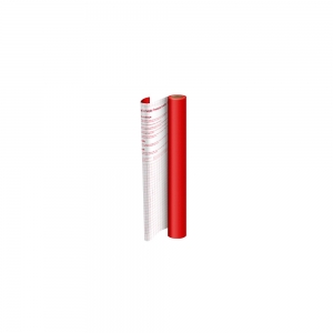 Plástico Adesivo Dac 45X10 Colorido Vermelho - 51050