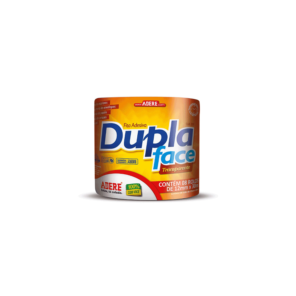 Fita Dupla Face Adere Papel Br12 X 30 - 545