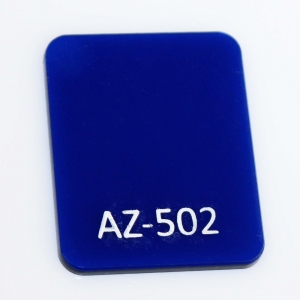 Chapa acrílico cast azul AZ-502 2mmx1020mmx2020mm