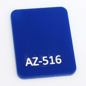 Chapa acrílico cast azul AZ-516 2mmx1000x2000mm