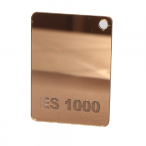 Chapa acrílico cast espelhada bronze ES-1000 2mmx1000x2000mm