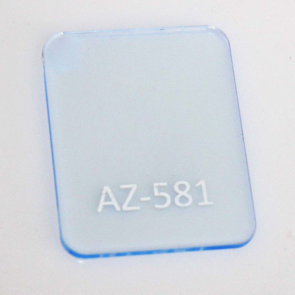 Chapa acrílico cast azul AZ-581 2mmx1000x2000mm