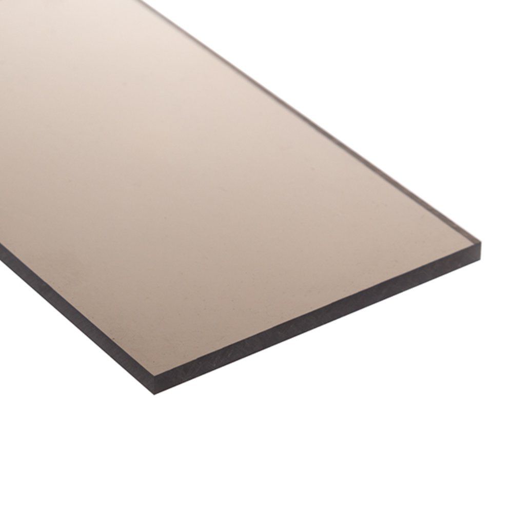 Chapa policarbonato compacto bronze 2mmx2000mmx6000mm