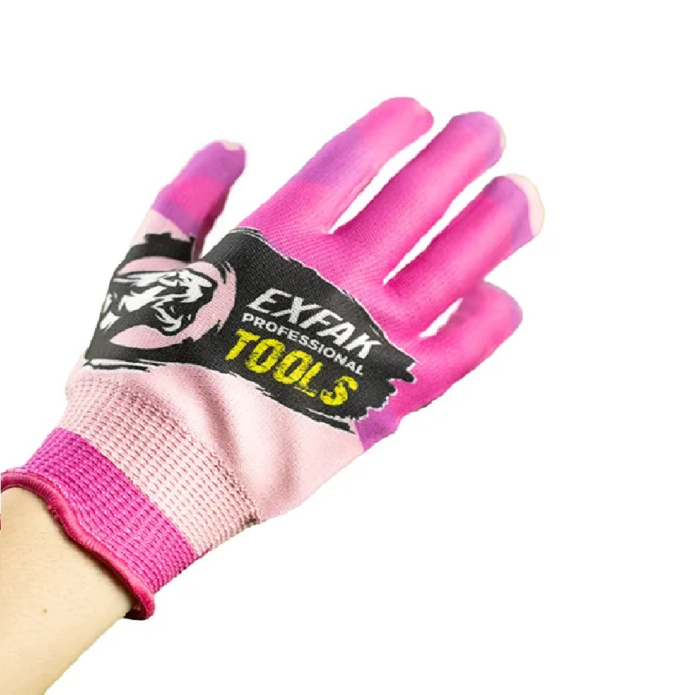 Luva profissional rosa 40-158 panther pink g