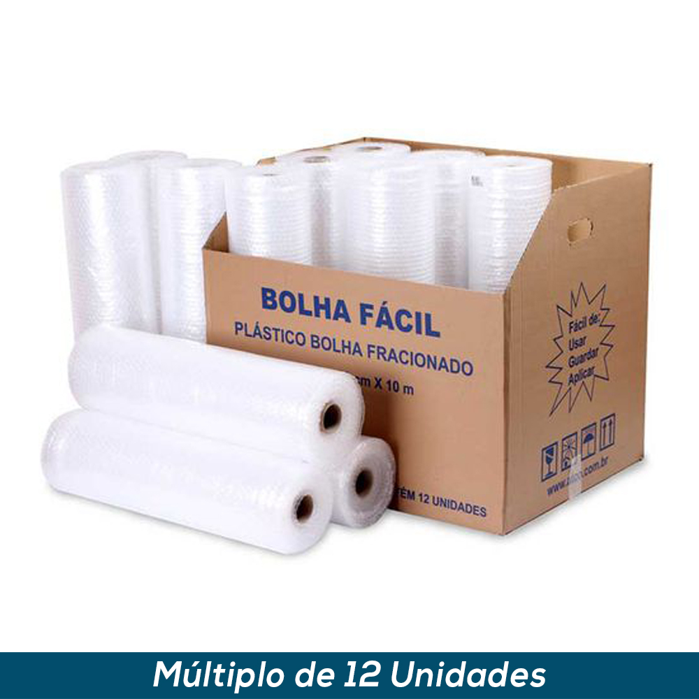 Plastico Bolha Fácil 1,30x100mt