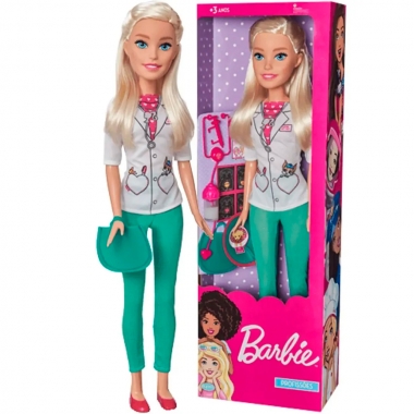 Barbie Veterinária 70cm - PUPEE