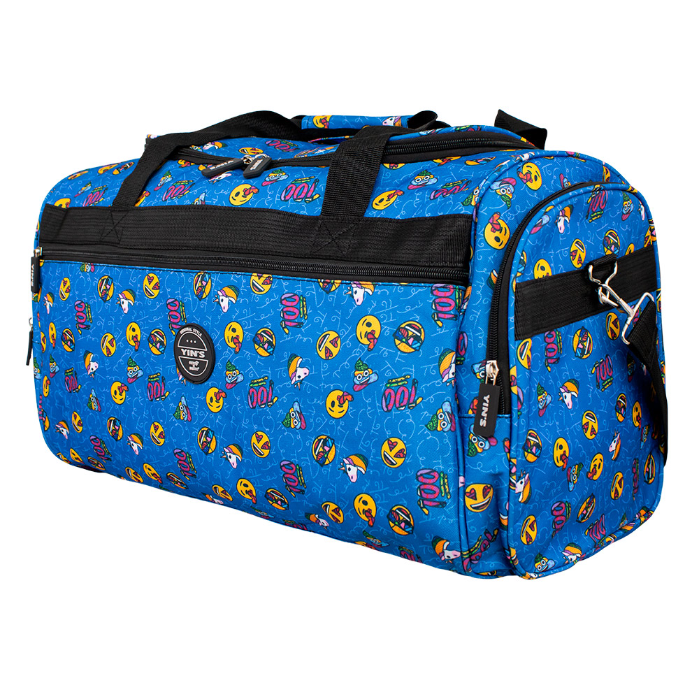 Bolsa de Viagem Média Azul - emoji® by BRITTO®