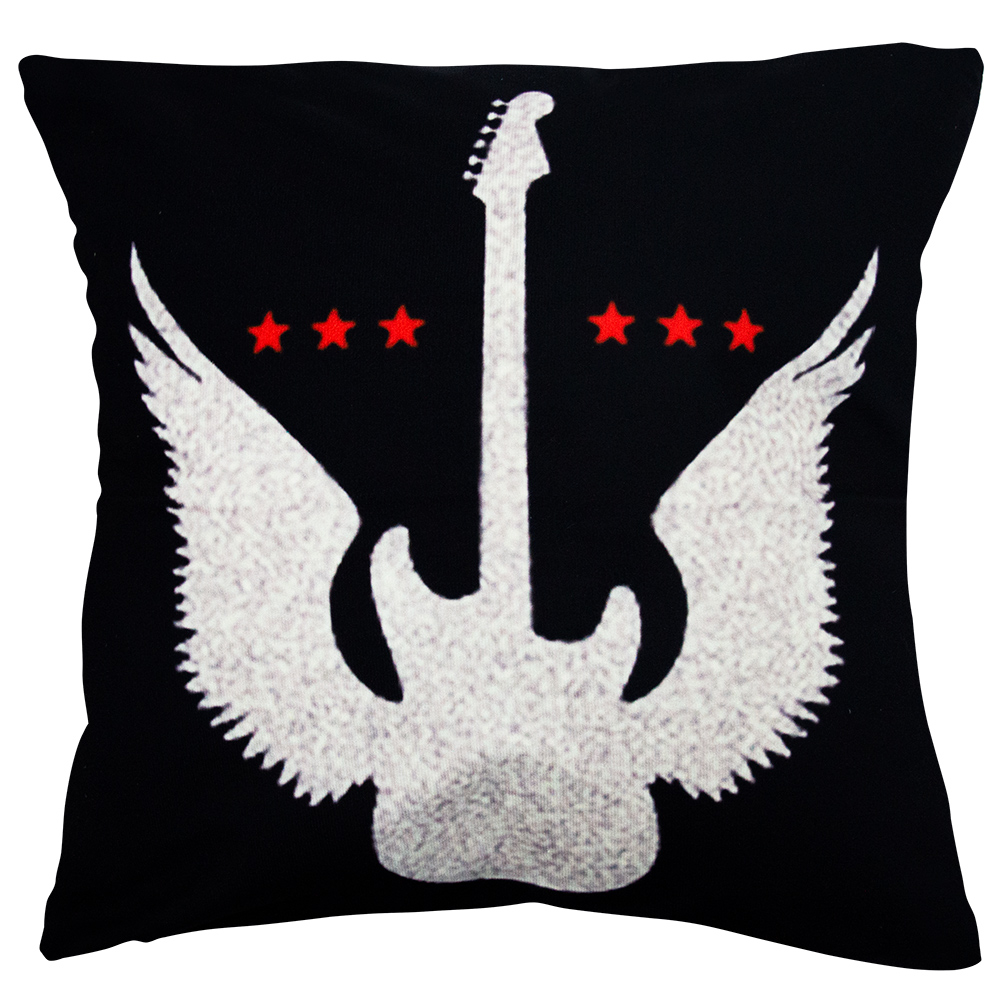 Capa de Almofada Kit com 4 Rock Guitarra - Yins Home