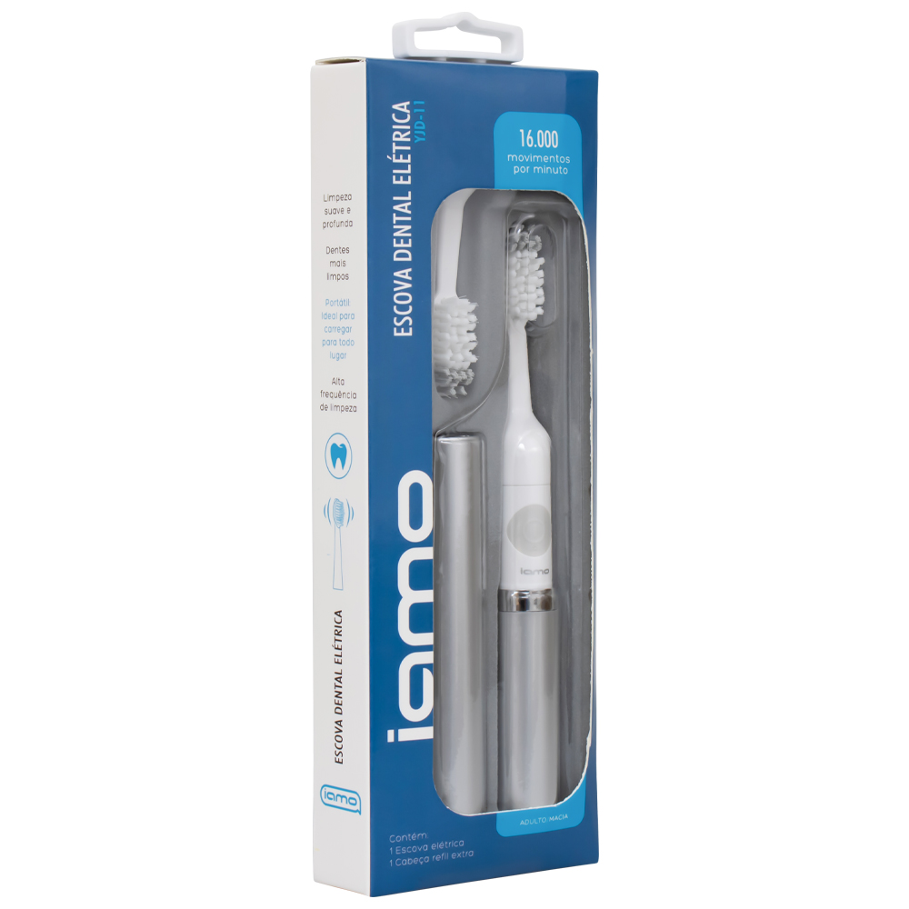 Escova Dental Elétrica Essentials+ Prata - Iamo