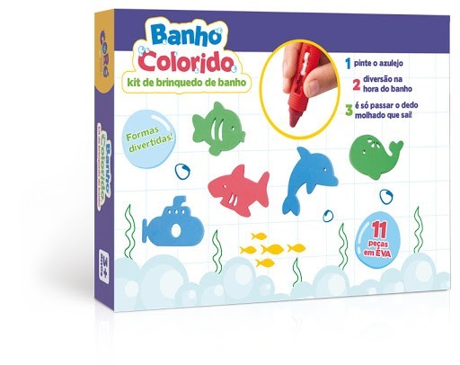 Banho Colorido kit de pintura para o banho
