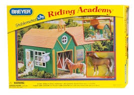 Bichos Miniaturas Colecioanaveis Kit Stablemates Academia de Equitação Breyer