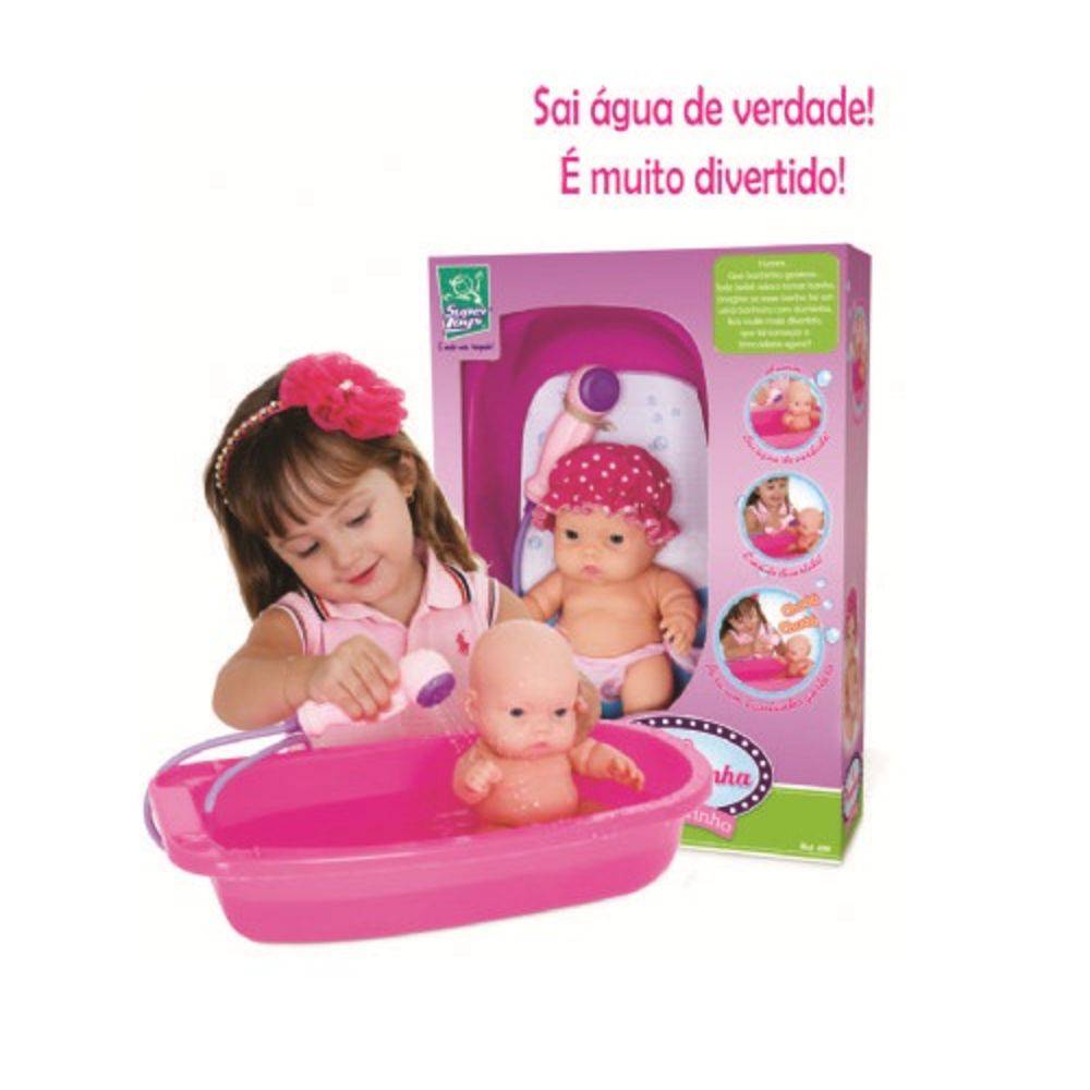 Boneca Nenequinha Chuveirinho Super Toys