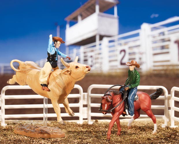 Bricho miniatura colecionavel Boi de Rodeio Collecti Bulls Rodeo Breyer