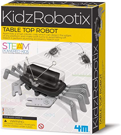 Brinquedo Cientifico Robótica Robô Caranguejo Monte e brinque