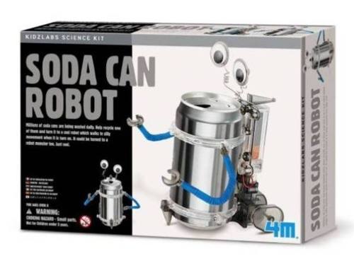 Brinquedo Científico Robótica Robô Latinha