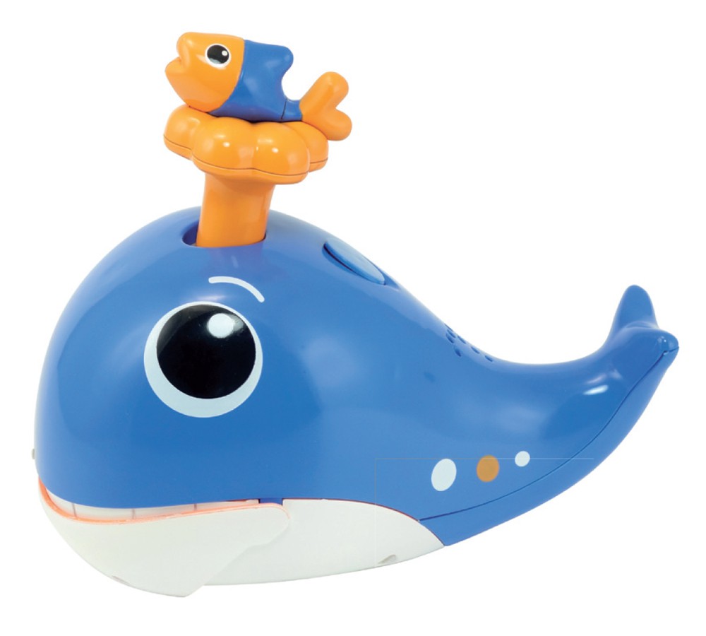 Brinquedo de Banho Diversão Aquática Baleia Esguicha Água